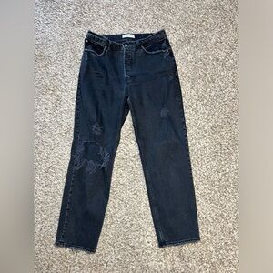 Abercrombie & Fitch The Dad High Rise Jean